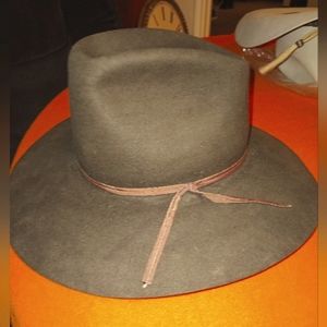 3X Vintage Don Morgan Styled Brown Felt Western Hat Size 7 1/4